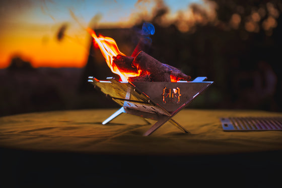 Barbacoa Portátil Inox Ultra-Compacta – Formato A4